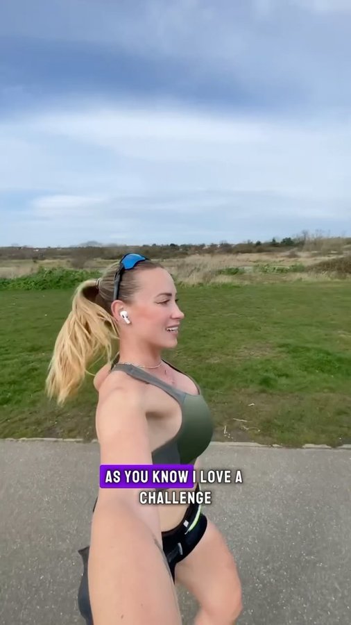 Instagram post by @sophiegraceholmes for JustGiving. Caption reads: [...] charity. Over the years I have used....