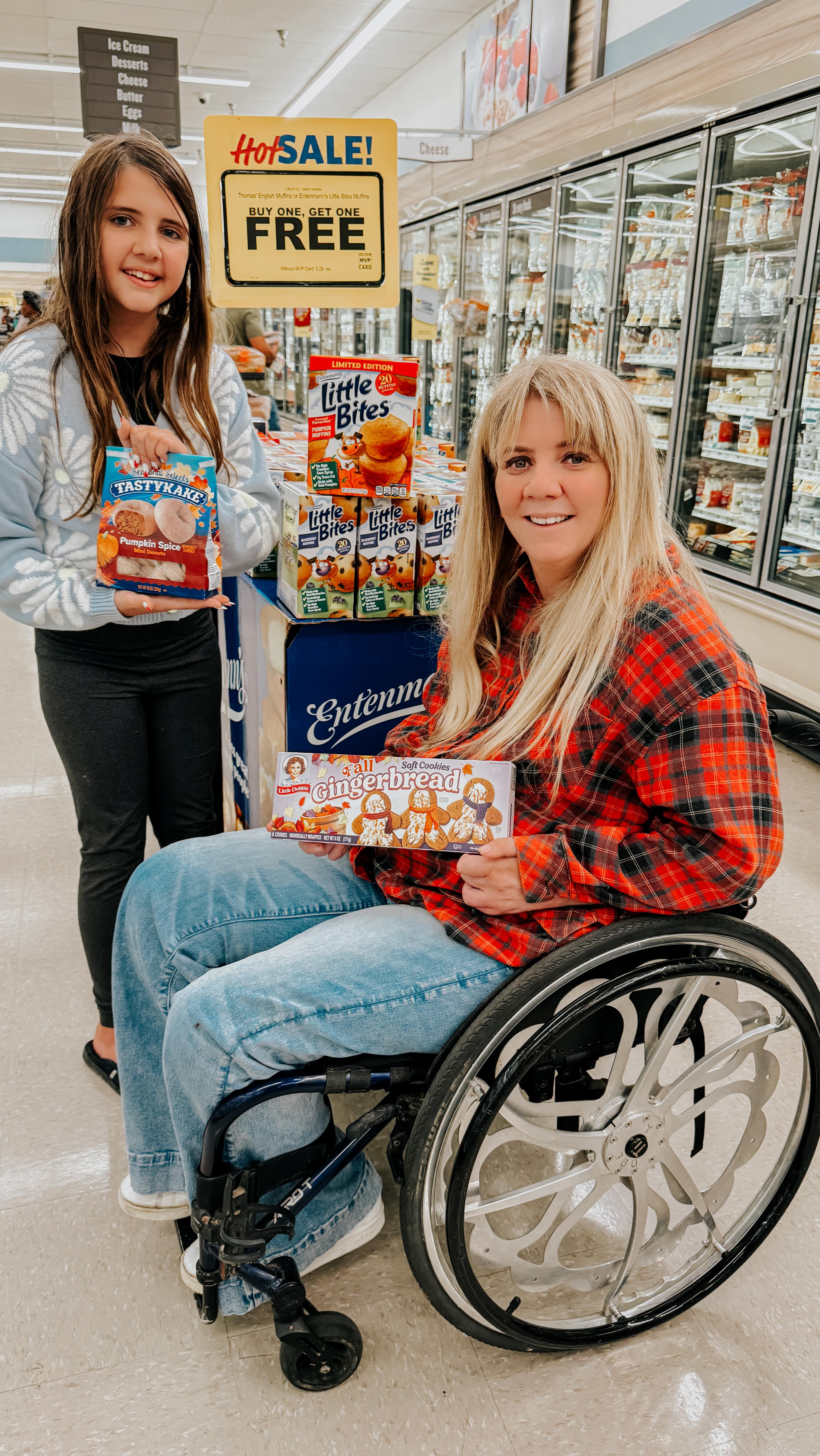 Instagram post by @rachelles_wheels for Food Lion. Caption reads: s the leaves start to turn and Halloween creeps....