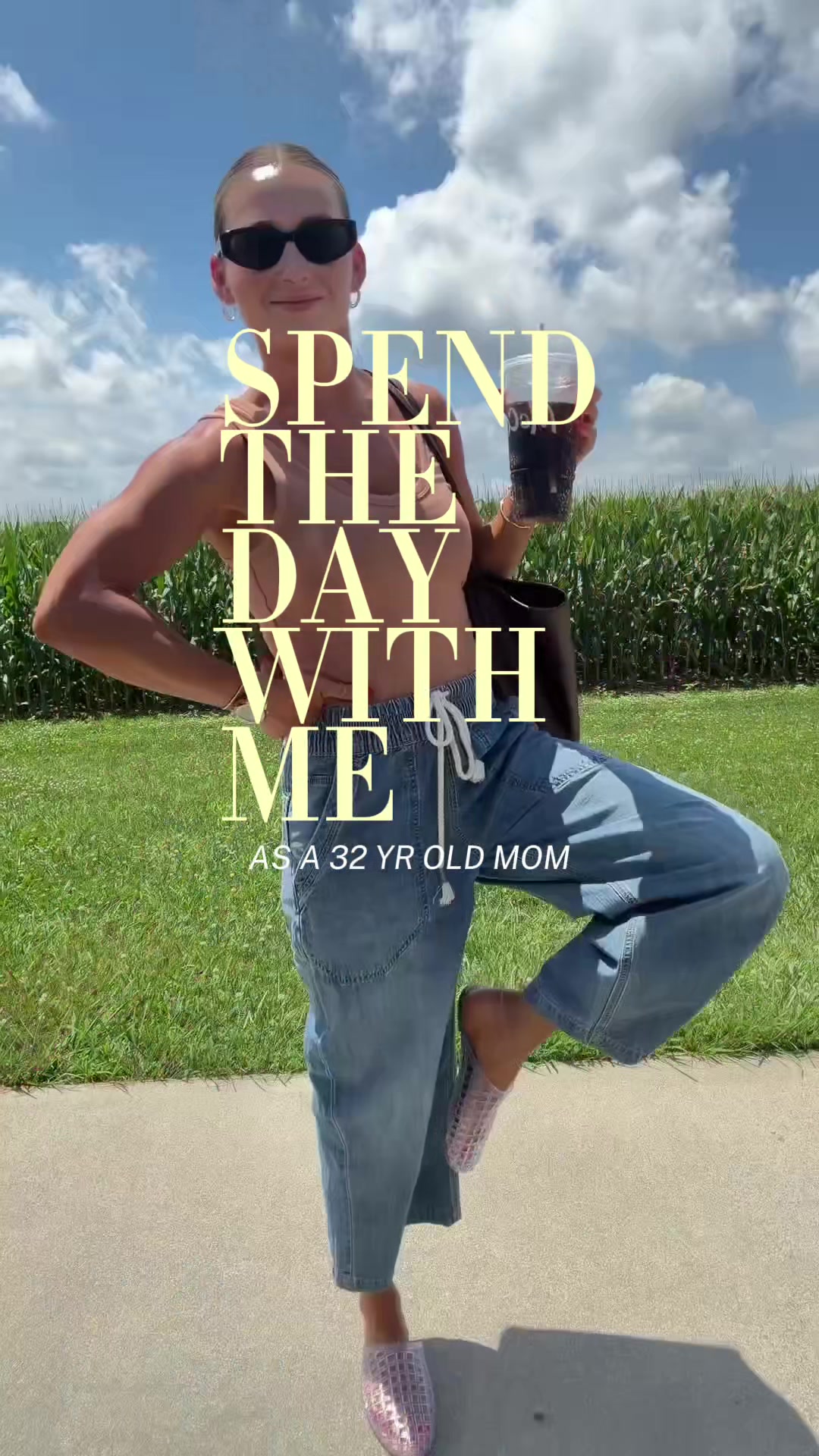 TikTok post by @kelseylwashburn for nuuds. Caption reads: [...] #sahm #motherhood #fitmom #running @nuuds....