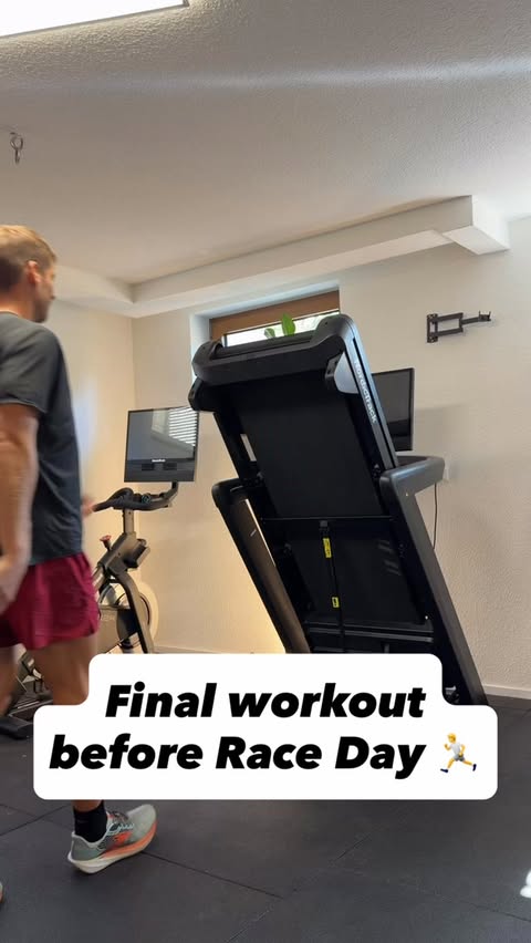 Instagram post by @paweldregan for NordicTrack. Caption reads: [...] I chose an easy Zone 1 workout on my....