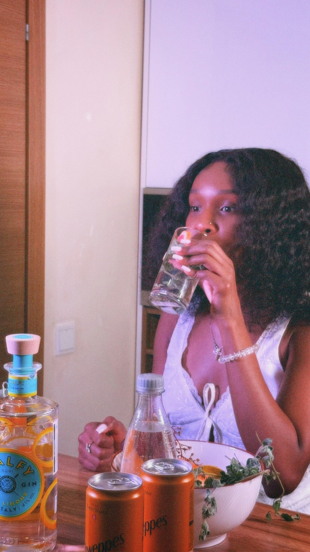 Instagram post by @fao.shyshy for MALFY Gin. Caption reads: Good Friday just called… she’s bringing Malfy,....