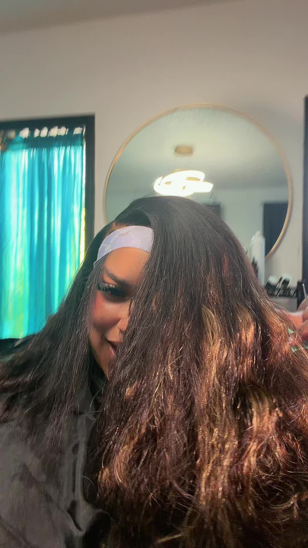 TikTok post by @shvnorri.a for AshineHair. Caption reads: My 10 pc lemon pepper 😭😍 @AshineHair hair by....
