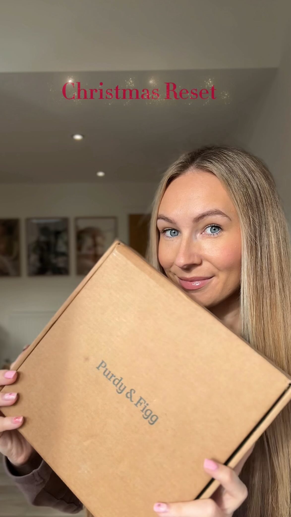 Instagram post by @charlieannewilliamsx for Purdy & Figg. Caption reads: ad| My favourite time of the year is....