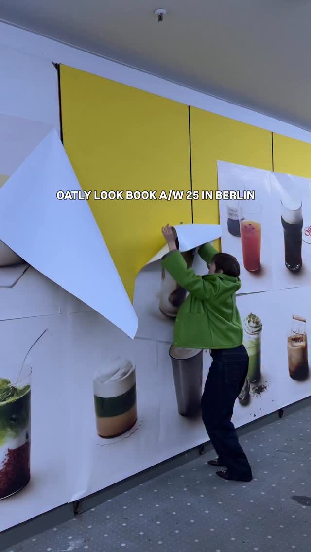 Instagram post by @cajsawessberg for Oatly. Caption reads: it’s the matcha for me 💚.