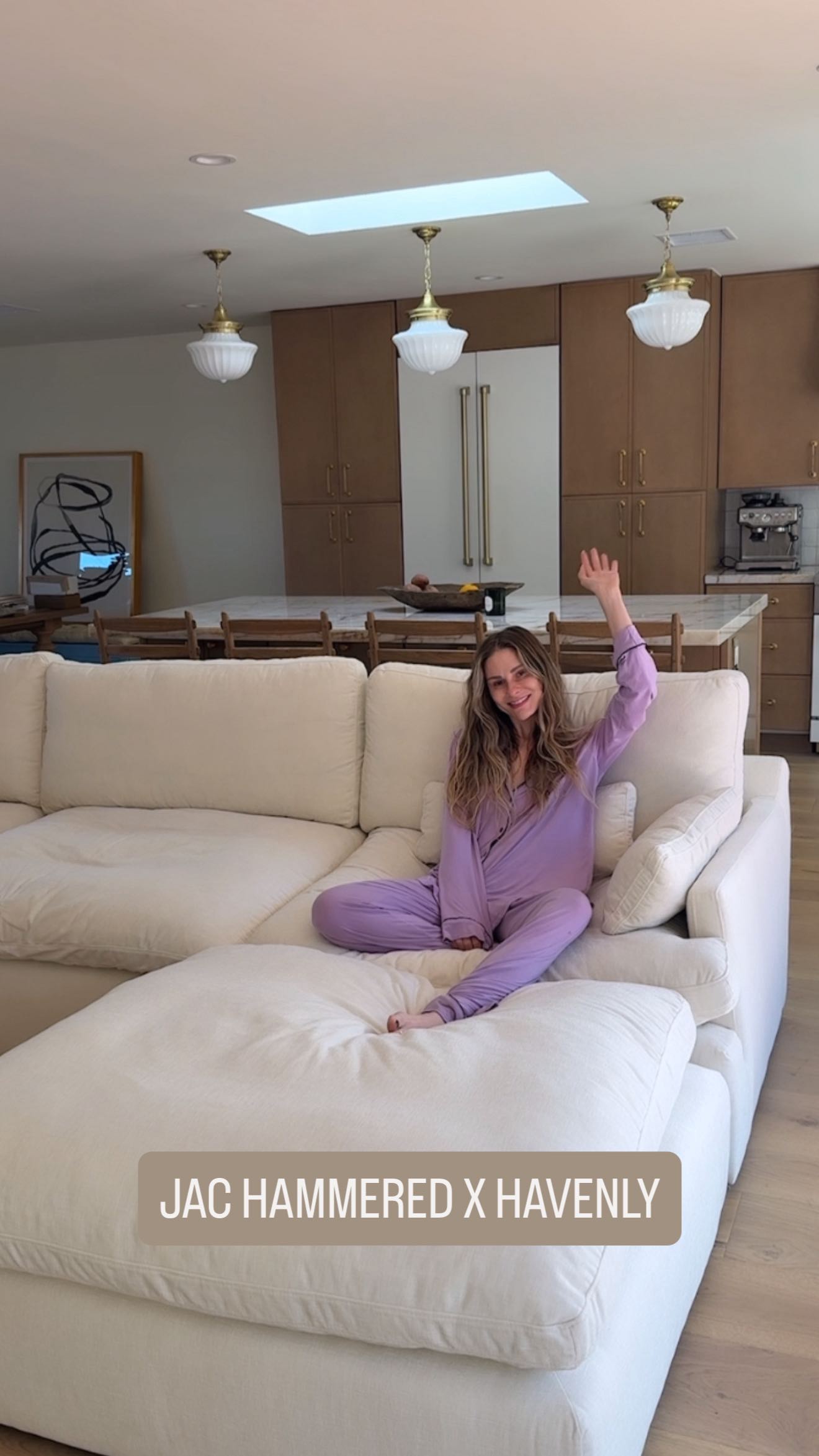 Instagram post by @jacvanek for Havenly. Caption reads: [...] I would literally be lost without....