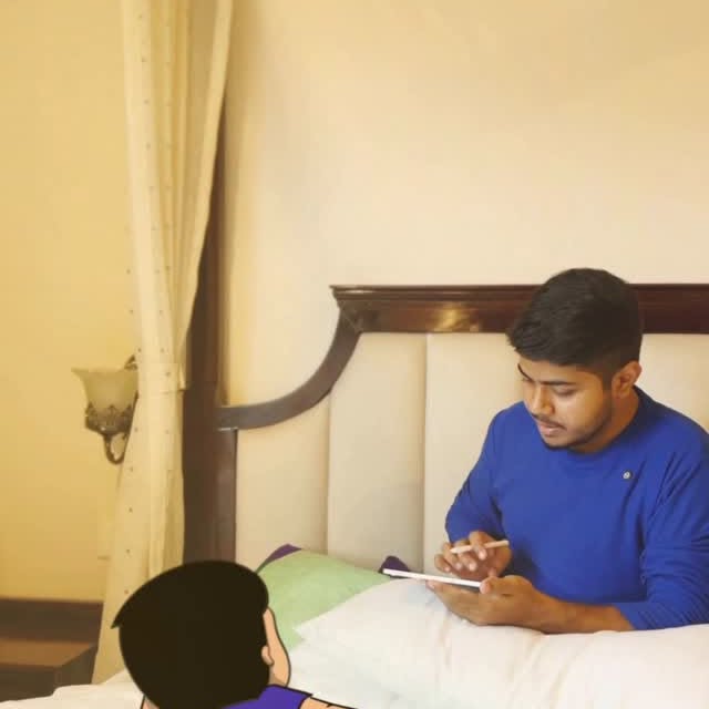 Instagram post by @logokuhe for Samsung India. Caption reads: [...] experience using this @samsungindia ✨....