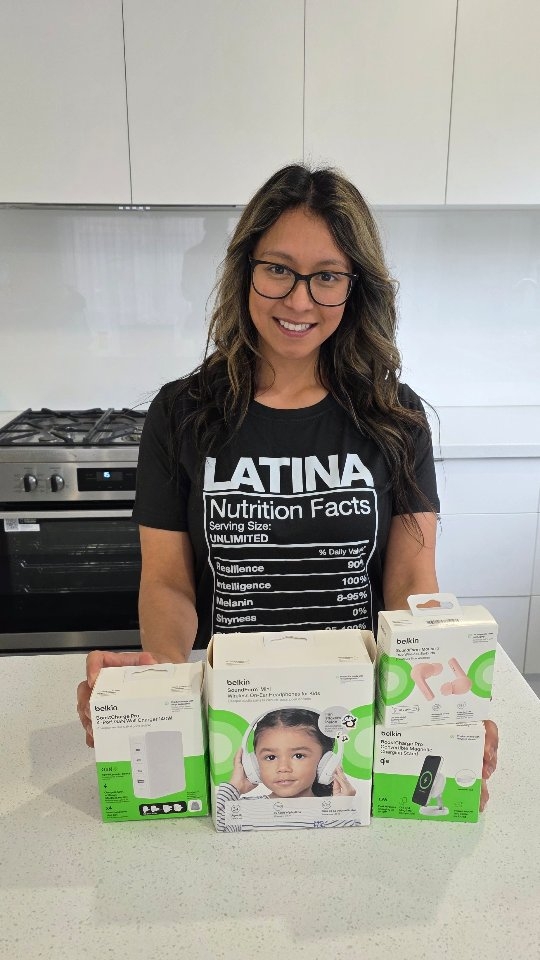 Instagram post by @the_kirks_crazy_life_ for Belkin. Caption reads: 🚗 Road trip mode: ON! Here’s my @belkinanz....