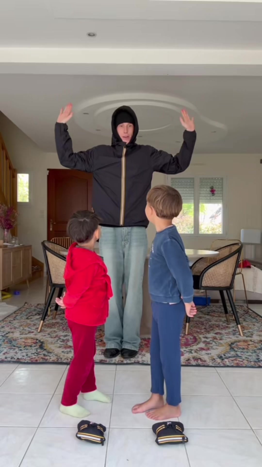 TikTok post by @pierrepainchaud for K-way. Caption reads: best memories with @K-Way - produits offerts .