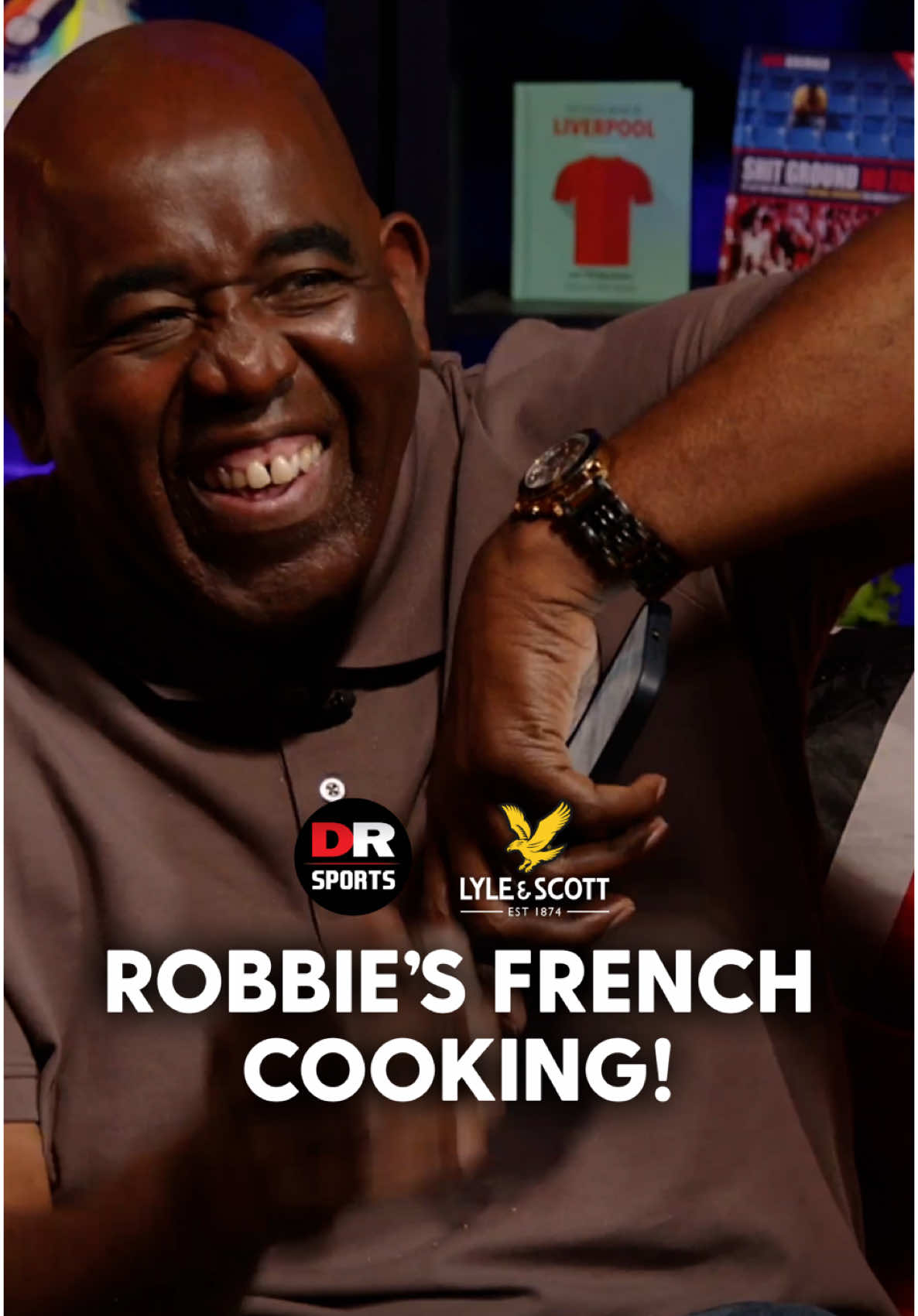 TikTok post by @drsportsmedia for Lyle & Scott. Caption reads: [...] here for The New Summer Drop from @Lyle &....