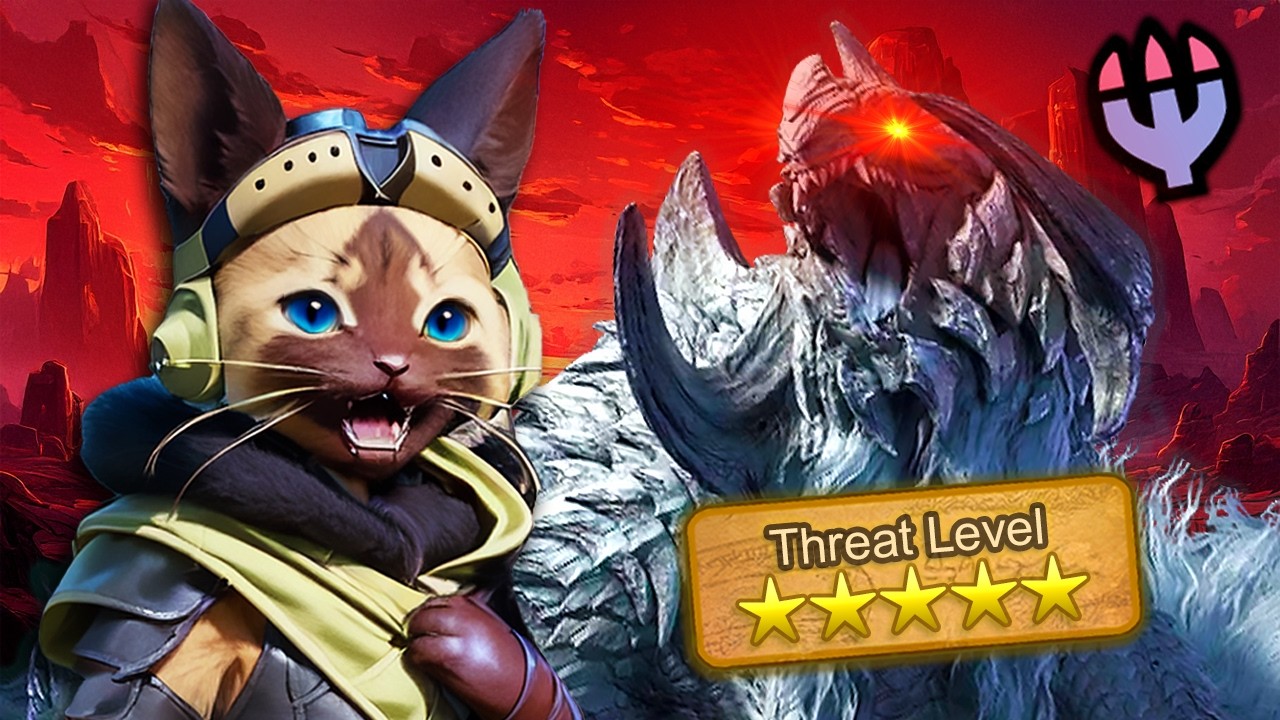 YouTube post by @AXIDIUS for Wish. Caption reads: ✨ THEY LET ME BACK IN?! | Monster Hunter Wilds....