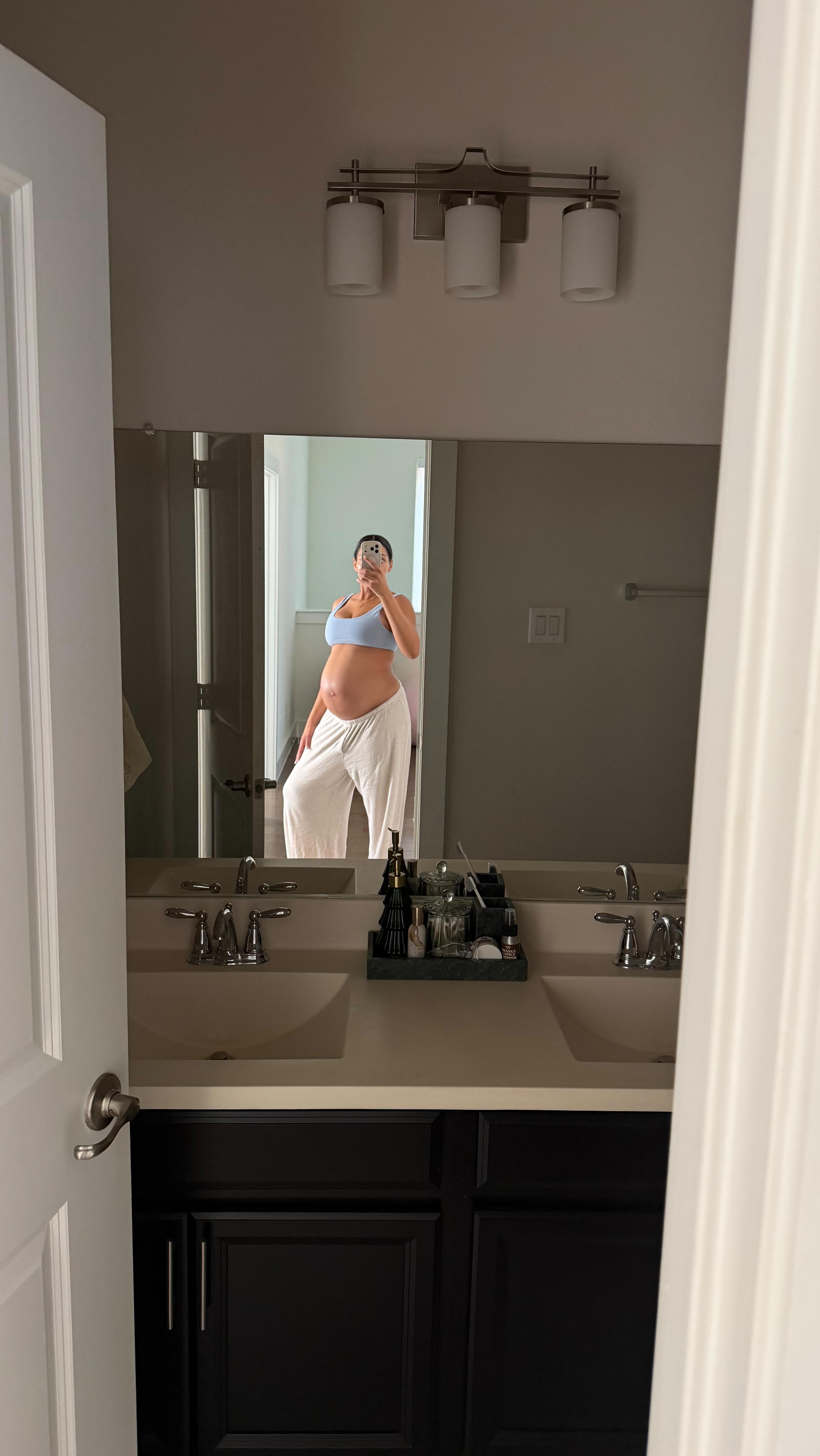 Instagram post by @blkandvegan for Global Healing. Caption reads: [...] pregnant 🫣 so happy to share!....