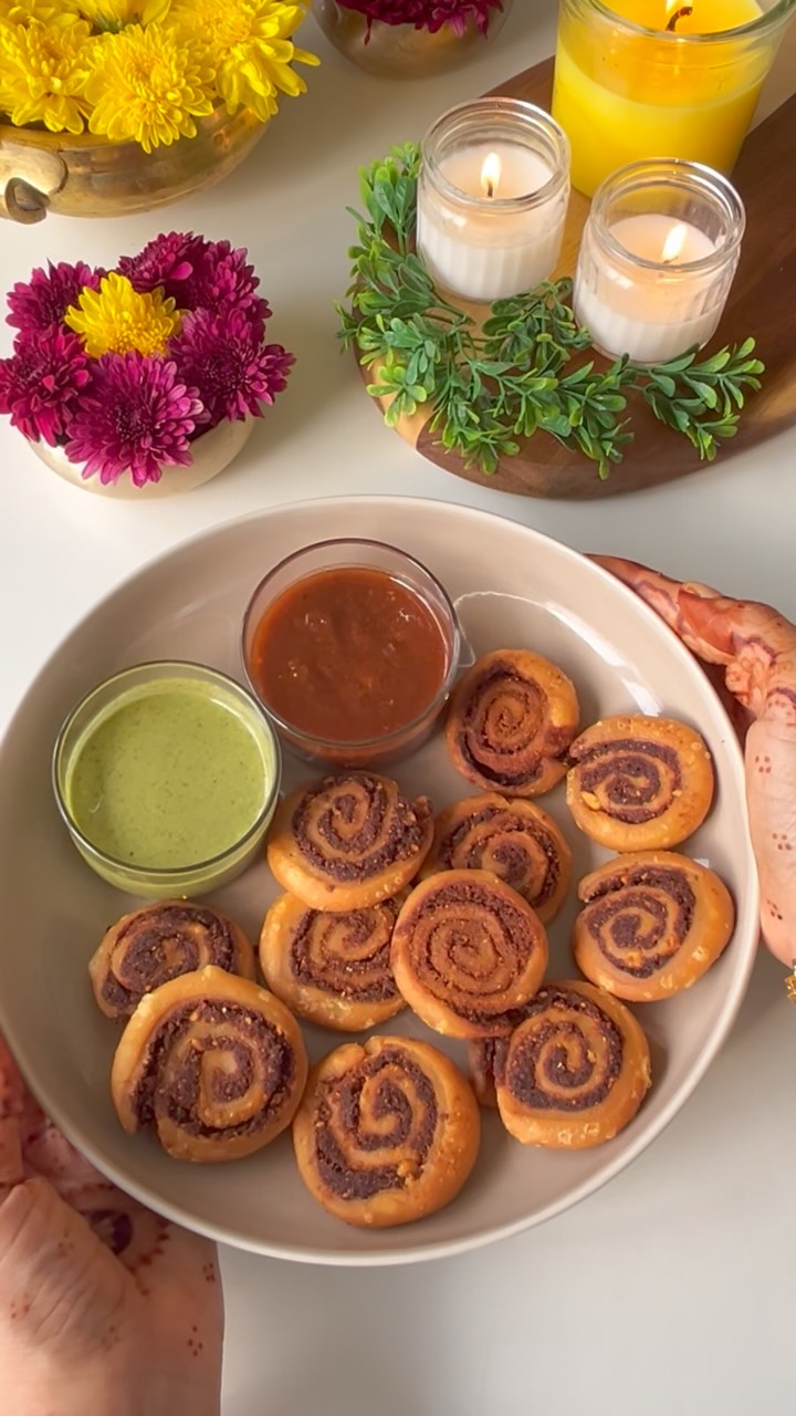 Instagram post by @ohmyvegggies for Fortune Foods. Caption reads: Is Diwali, khushiyon ke saath bana lo kuch khaas!....