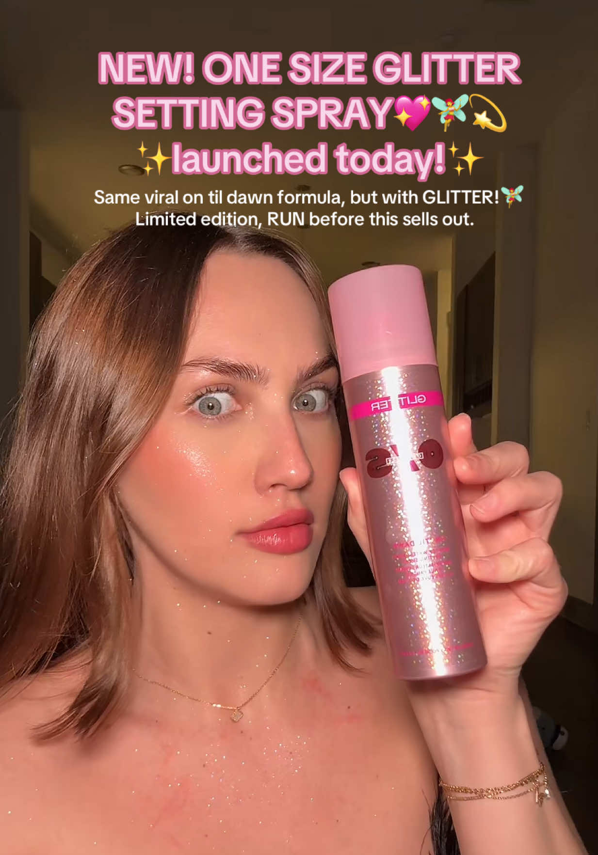 TikTok post by @daniellamagee for ONE SIZE BEAUTY. Caption reads: [...] OMG! SHES HERE✨🧚‍♀️💋 @ONE SIZE BEAUTY ....