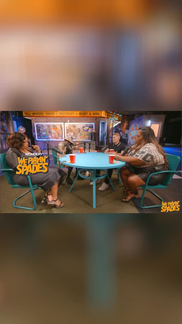 Instagram post by @angelagrovey for Wondery. Caption reads: Ain’t nobody scared of the fupa Courtney!!!🤣 The....