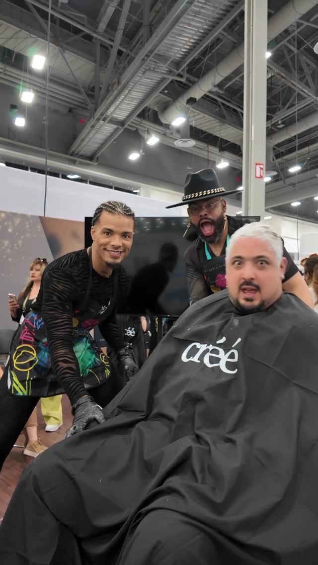 Instagram post by @ibs_shows for American Salon. Caption reads: Big hair energy, straight from Vegas 🍾🎲

From....