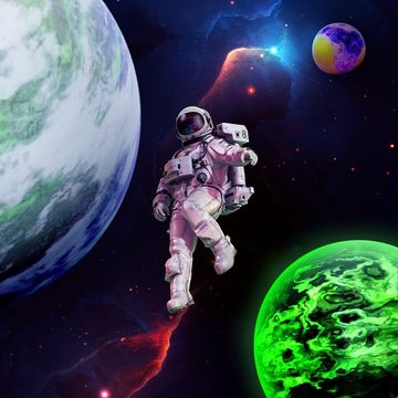 Instagram post by @youngparis for OpenSea. Caption reads: Introducing @yielduniverse 🪐
5,555 generative....