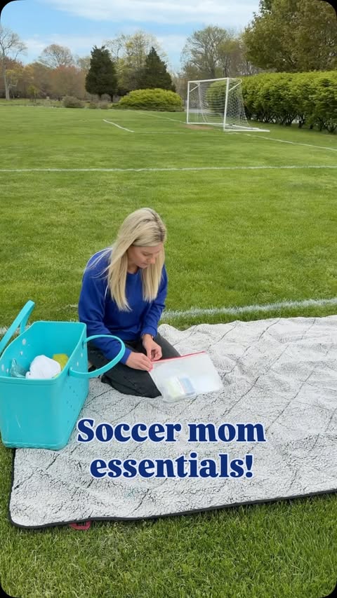Instagram post by @caitlinonthecoast for BoironUSA. Caption reads: [...] mom bag is packed ⚽️ I always keep....