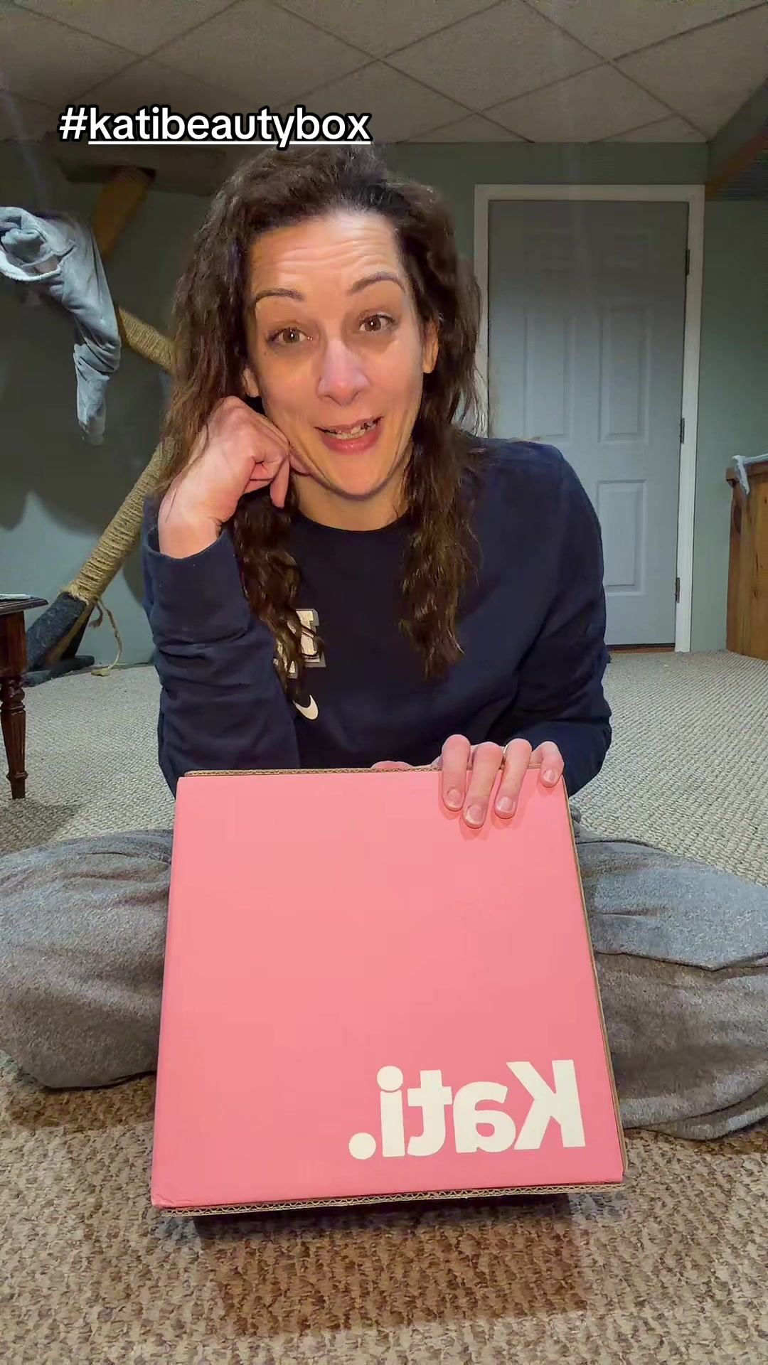 TikTok post by @shawna.ann_11 for Kati Beauty NYC. Caption reads: [...] #flamingotok🦩 #massachusetts @Kati Beauty....