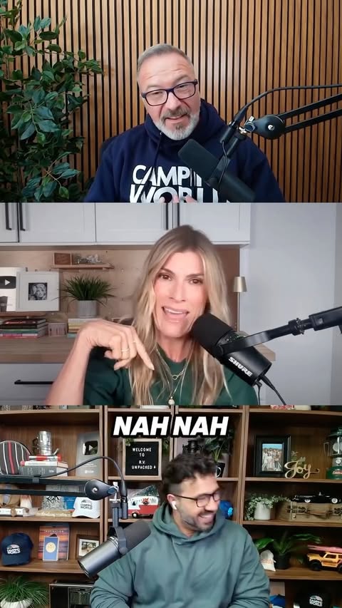 Instagram post by @trishsuhr for Camping World. Caption reads: love it or leave it?.