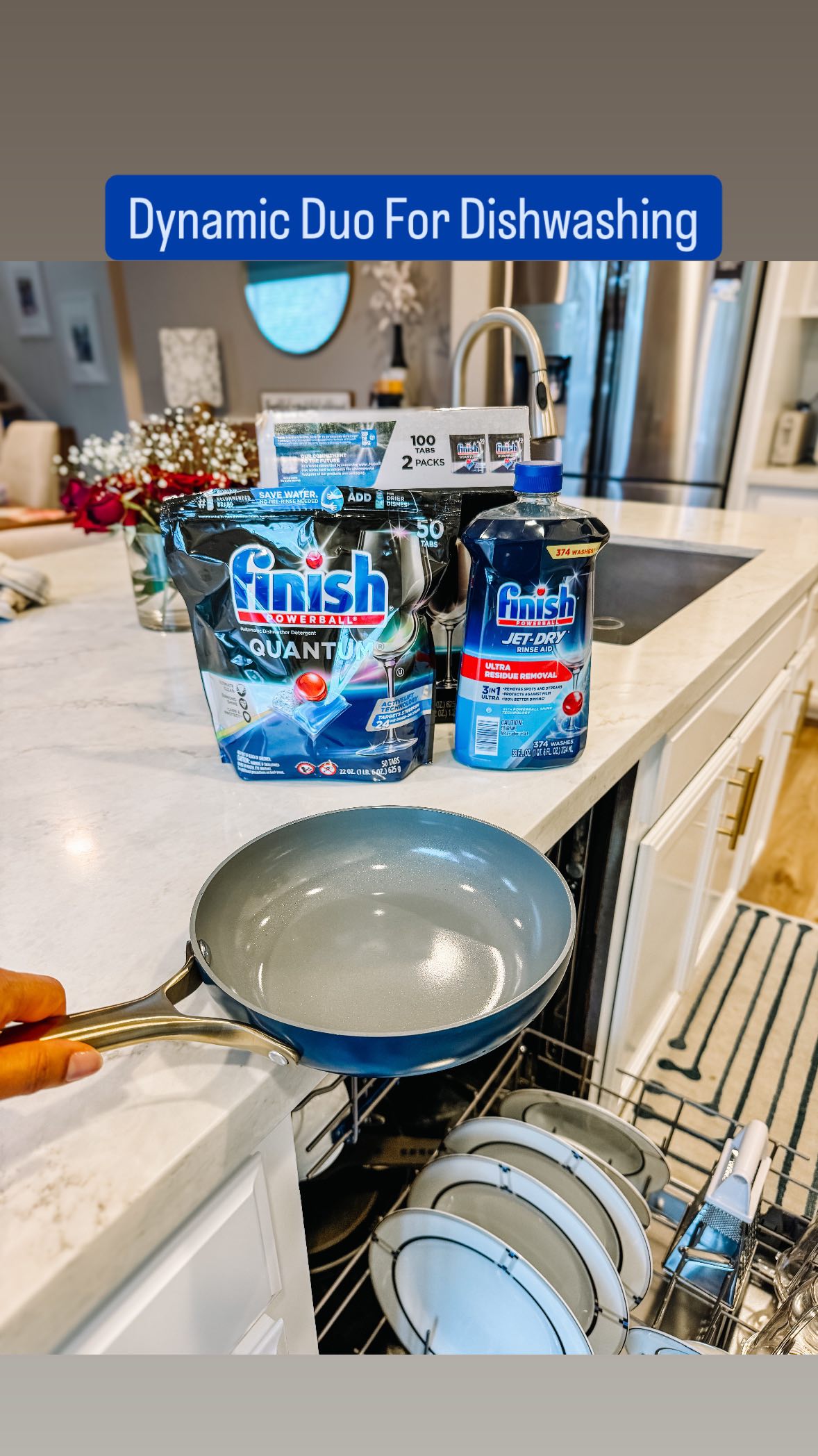 Instagram post by @thegeelife for SheSpeaks. Caption reads: #ad Post-meal cleanup just got so much easier!....