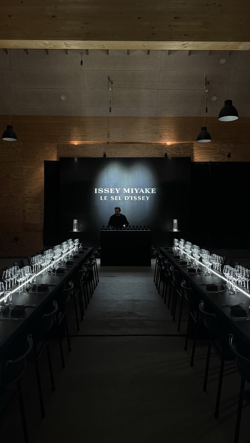 Instagram post by @nicobohigues for Issey Miyake Parfums. Caption reads: GRWM w/ @isseymiyakeparfums 

Two things that....