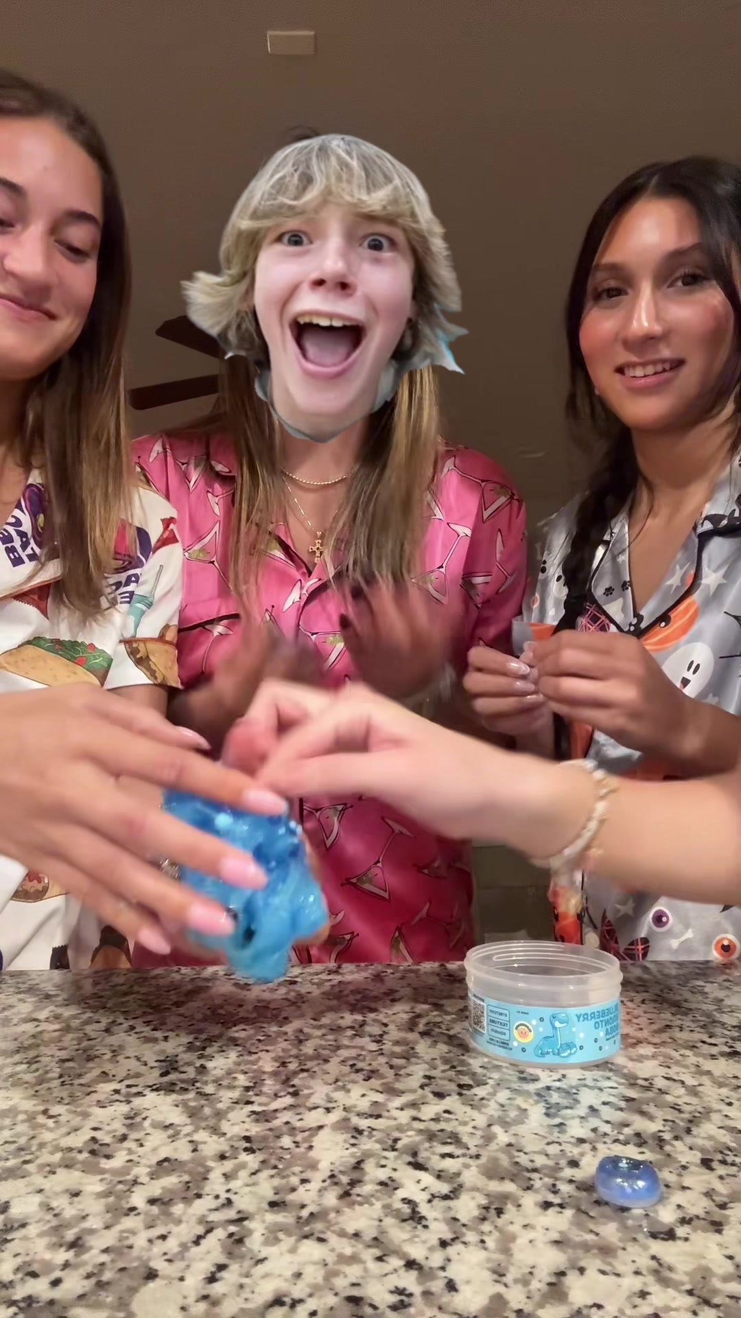 TikTok post by @iitspiper for Peachybbies. Caption reads: our fav slime, go get your slime from @Peachybbies....