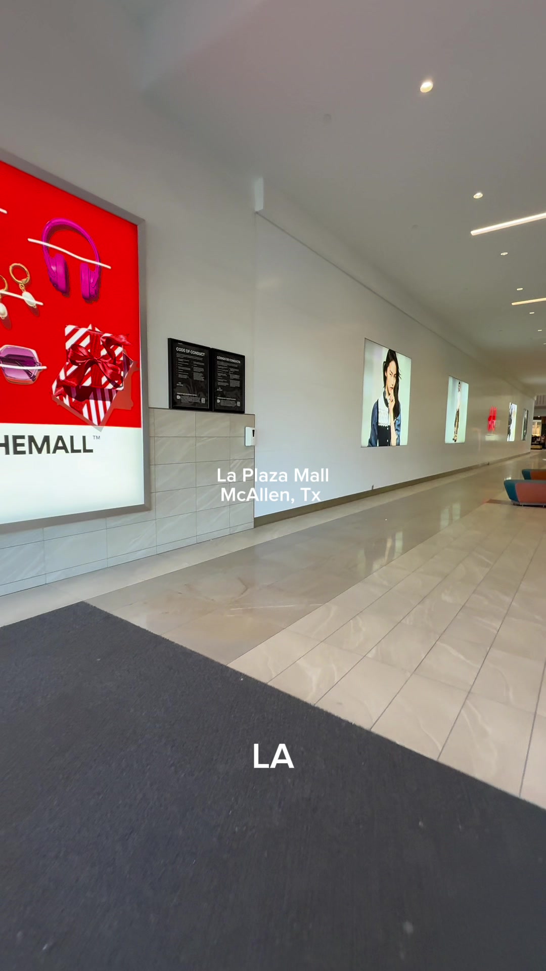 TikTok post by @melissagarzam for Rowan. Caption reads: [...] get pierced with me at La Plaza Mall! Rowan....