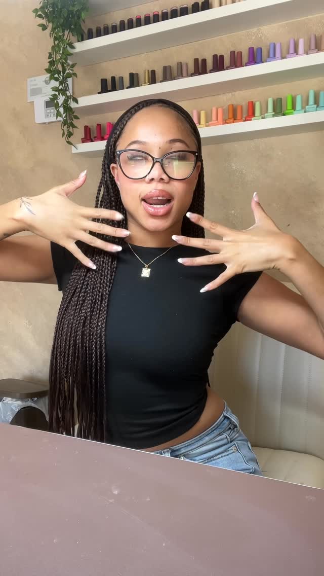 Instagram post by @nailsxangel for Modelones. Caption reads: 💖 One bottle = primer + dehydrator + moisturizer....