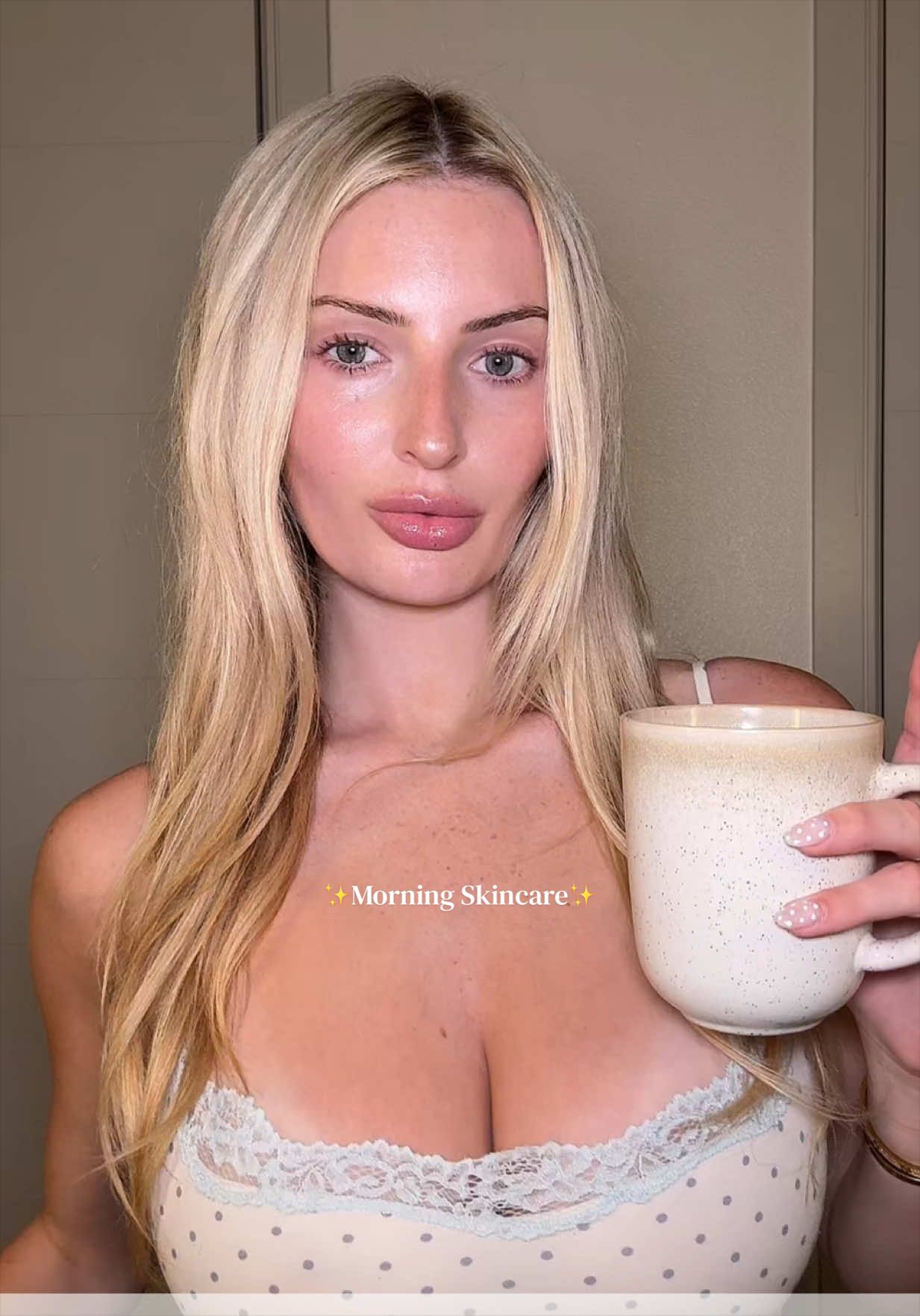 TikTok post by @allisongoodwinn for Heimish. Caption reads: [...] Lauder @medicube global @Dr.Melaxin....