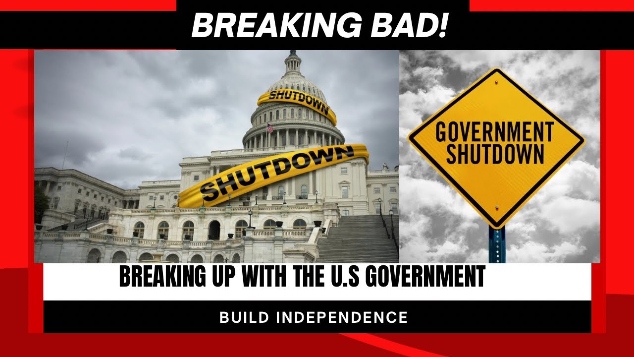 YouTube post by @HOMESTEADHEART for Azure Standard. Caption reads: Breaking Up With The Government | The Time Has....