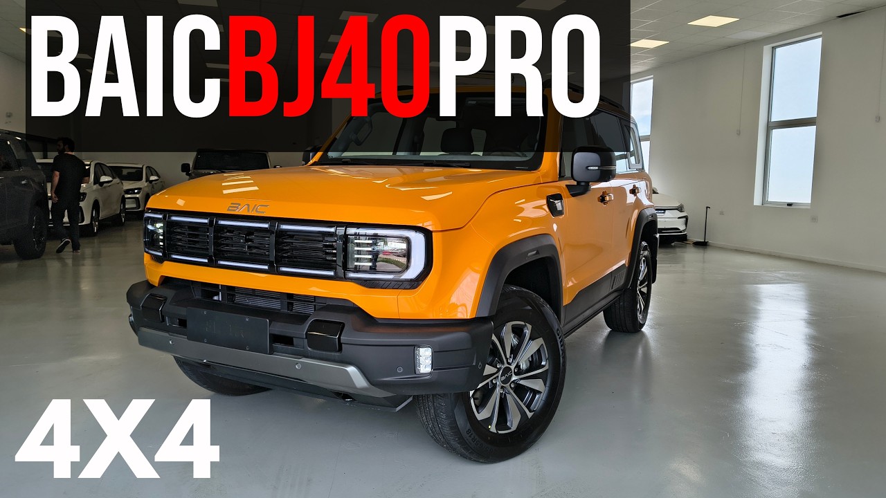 YouTube post by @mausorio for MALIA. Caption reads: Baic BJ40 PRO: the best 4x4 in Argentina?.