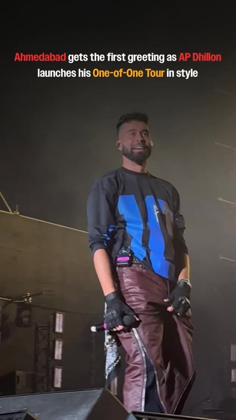 Instagram post by @bookmyshow.live for BookMyShow. Caption reads: If this is how he starts, the tour just set the....