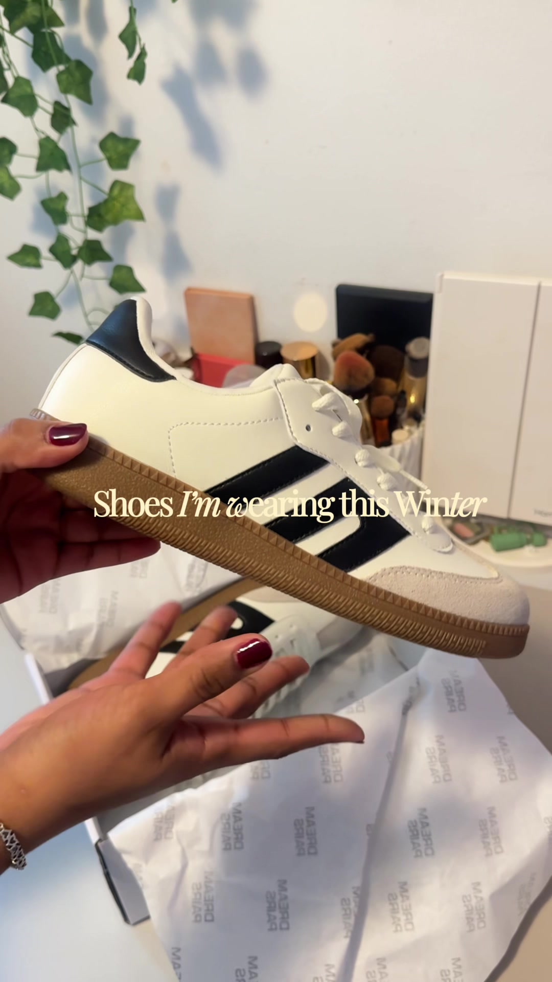 TikTok post by @janieceemefa for Dream Pairs. Caption reads: Excited to add these to my collection @Dream Pairs....