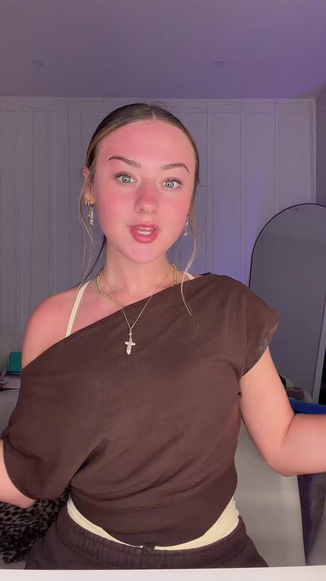 TikTok post by an influencer for Claire's. Caption reads: WAITTT @Claire's have the viral dumpling [...].