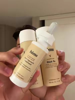 TikTok post by @tev.reviews for hims. Caption reads: This has been a complete game changer… @HIMS.
