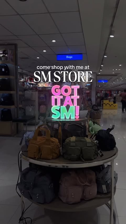 Instagram post by @christelledc for SM Store. Caption reads: went shopping at @smstore because they really got....