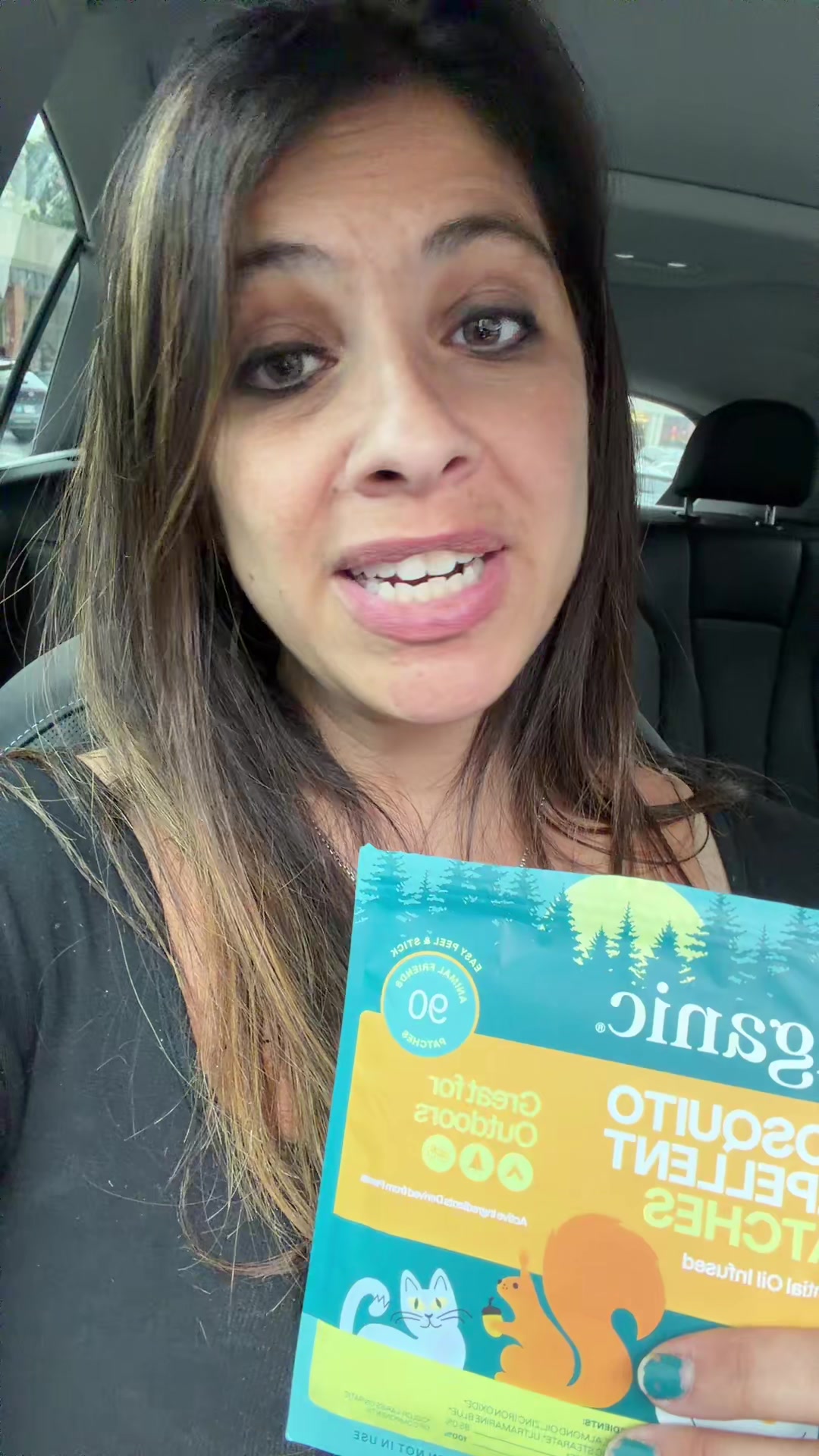 TikTok post by @dyanaqt1 for Cliganic. Caption reads: I hate mosquitos @cliganic_.