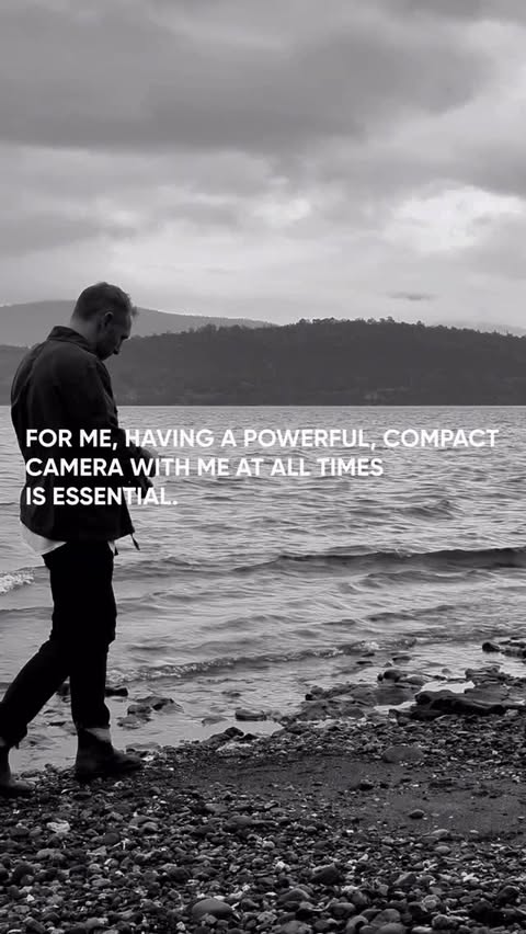 Instagram post by @adam.gibson.photo for OM SYSTEM. Caption reads: [...] - now over to you @declanhartleybrown....
