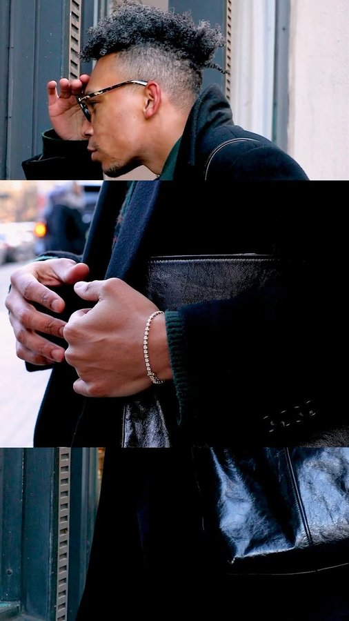 Instagram post by @stevensharpejr for Zales. Caption reads: When love finds you in the city, you know it’s....