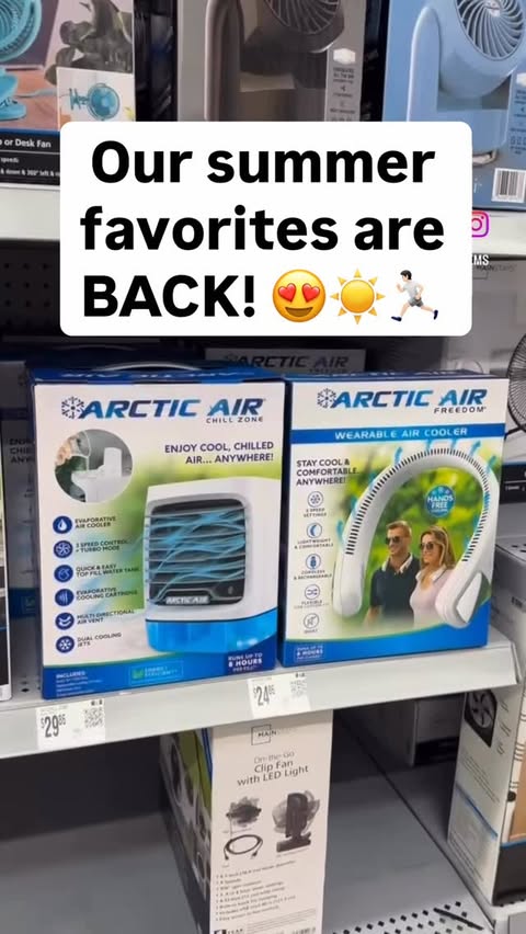 Instagram post by @walmartgems for Ontel Products. Caption reads: Our favorite summer products are back at Walmart -....