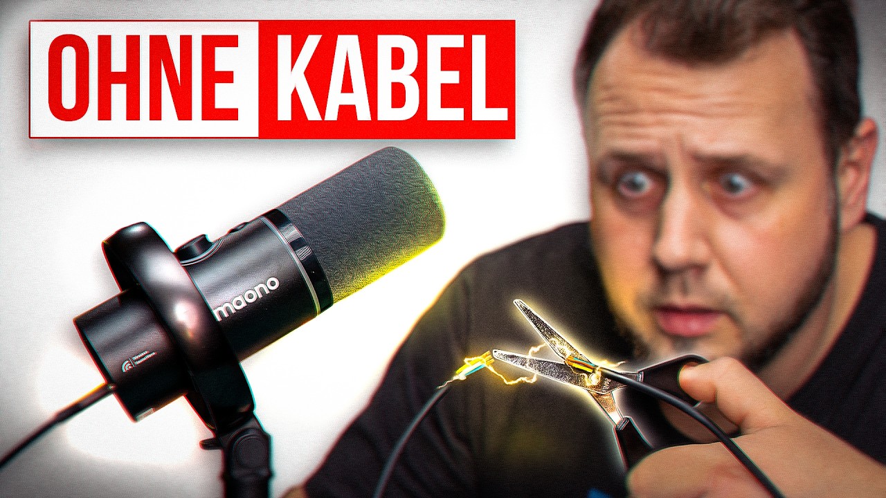 YouTube post by @Nilson1489 for MAONO. Caption reads: ✅ Maono PD200W *: 👉 Nutze den Rabat-Code [...].