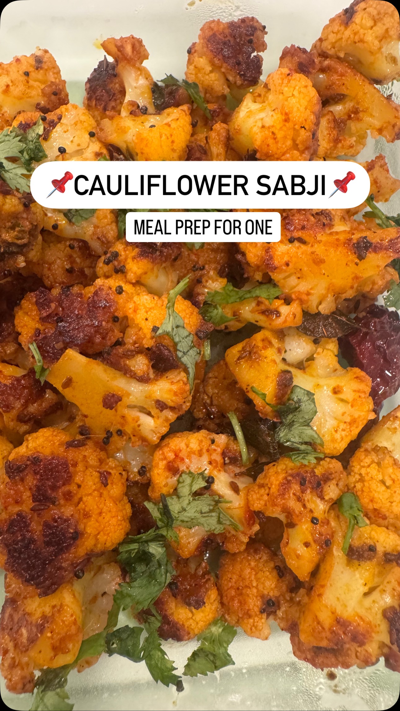 Instagram post by @anjanacooks for Tramontina. Caption reads: Meal prep or immediate snack? 🥲 Every time I make....