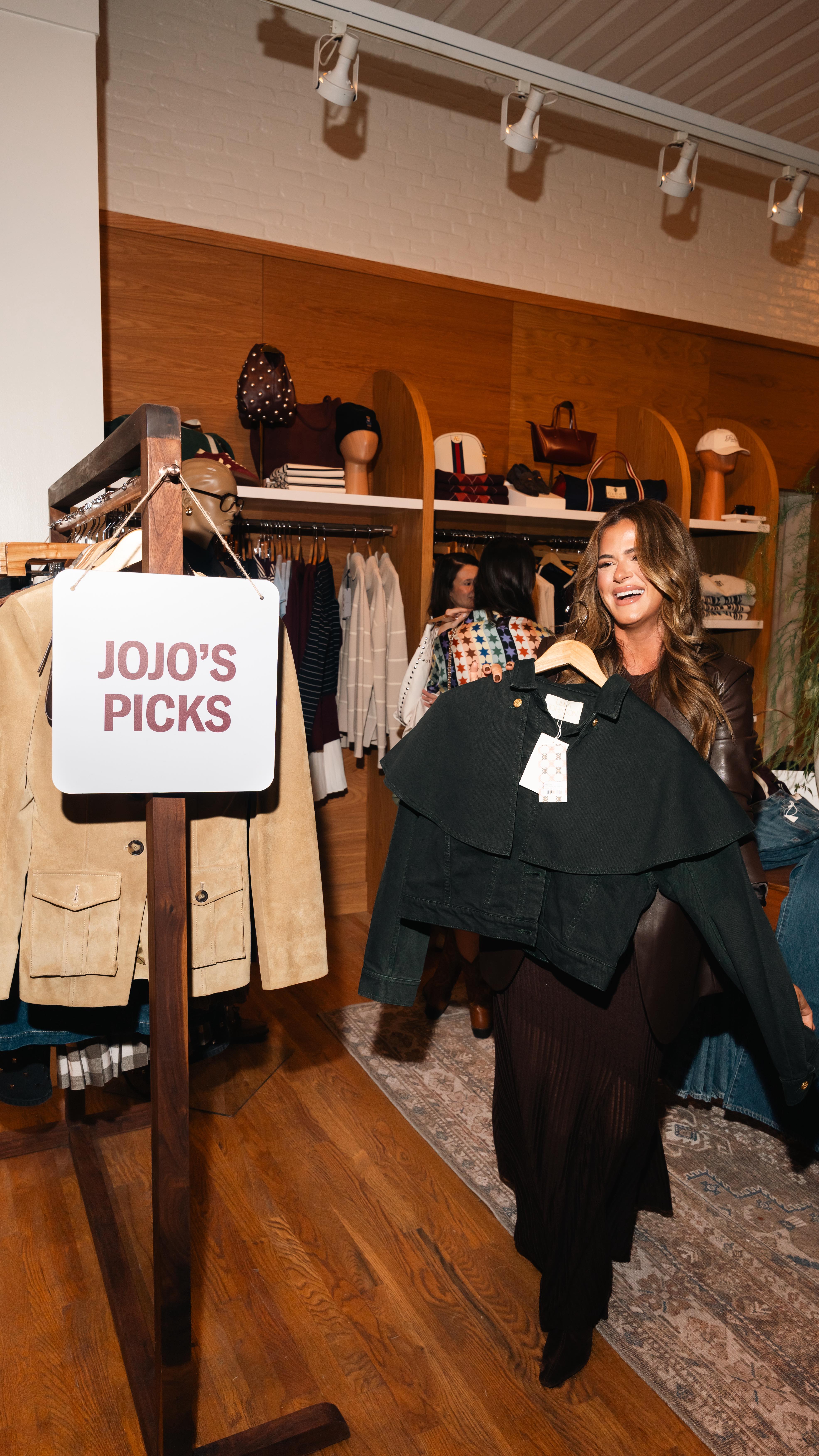 Instagram post by @joelle_fletcher for Shopbop. Caption reads: So much fun last night with @shopbop! Loved....