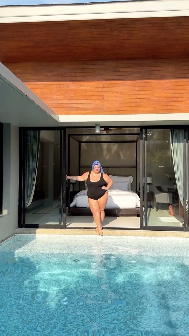Instagram post by @calliethorpe for Small Luxury Hotels. Caption reads: [...] of @thewhitelotus 🪷 AD pr stay....