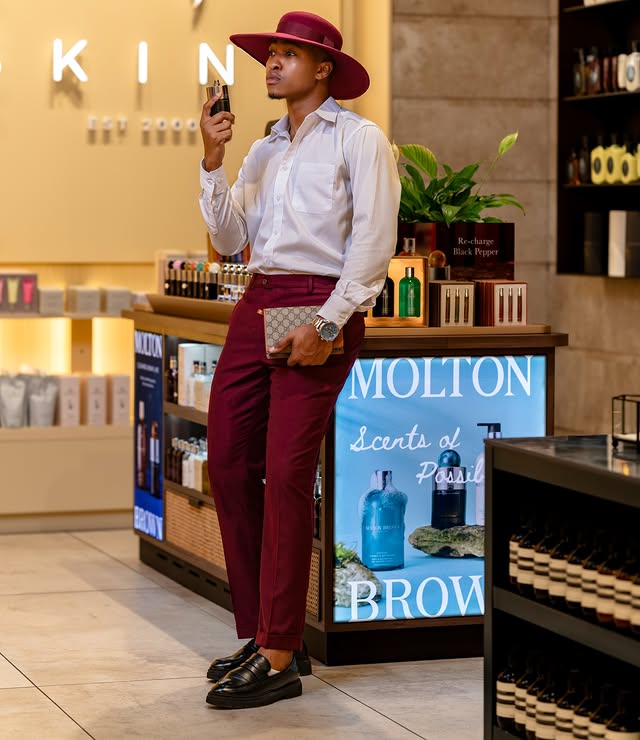 Instagram post by @mich_mazibuko for Molton Brown. Caption reads: Indulge in the warmth of the season with Molton....