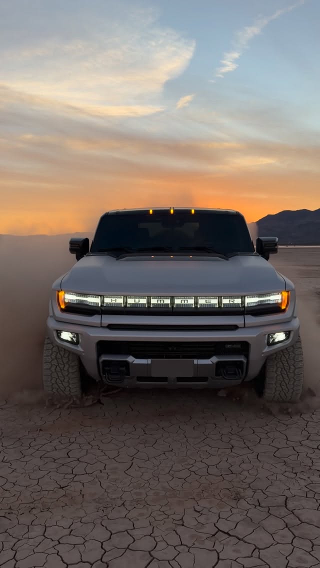 Instagram post by @zuumy for GMC. Caption reads: Surprise, it’s me in my Hummer EV.
@gmc....