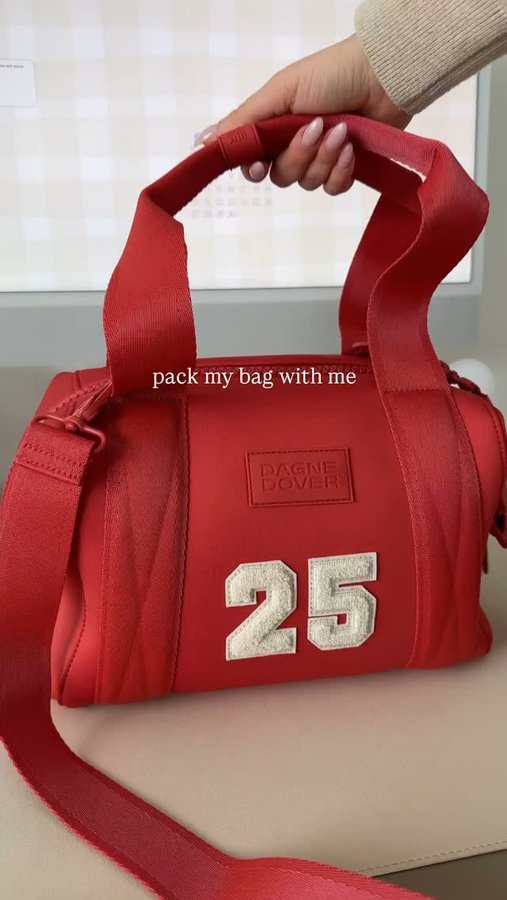 Instagram post by @alliemariedigital for Dagne Dover. Caption reads: [...] dropped and I’m. In. Love. @dagnedover 👏🏼....