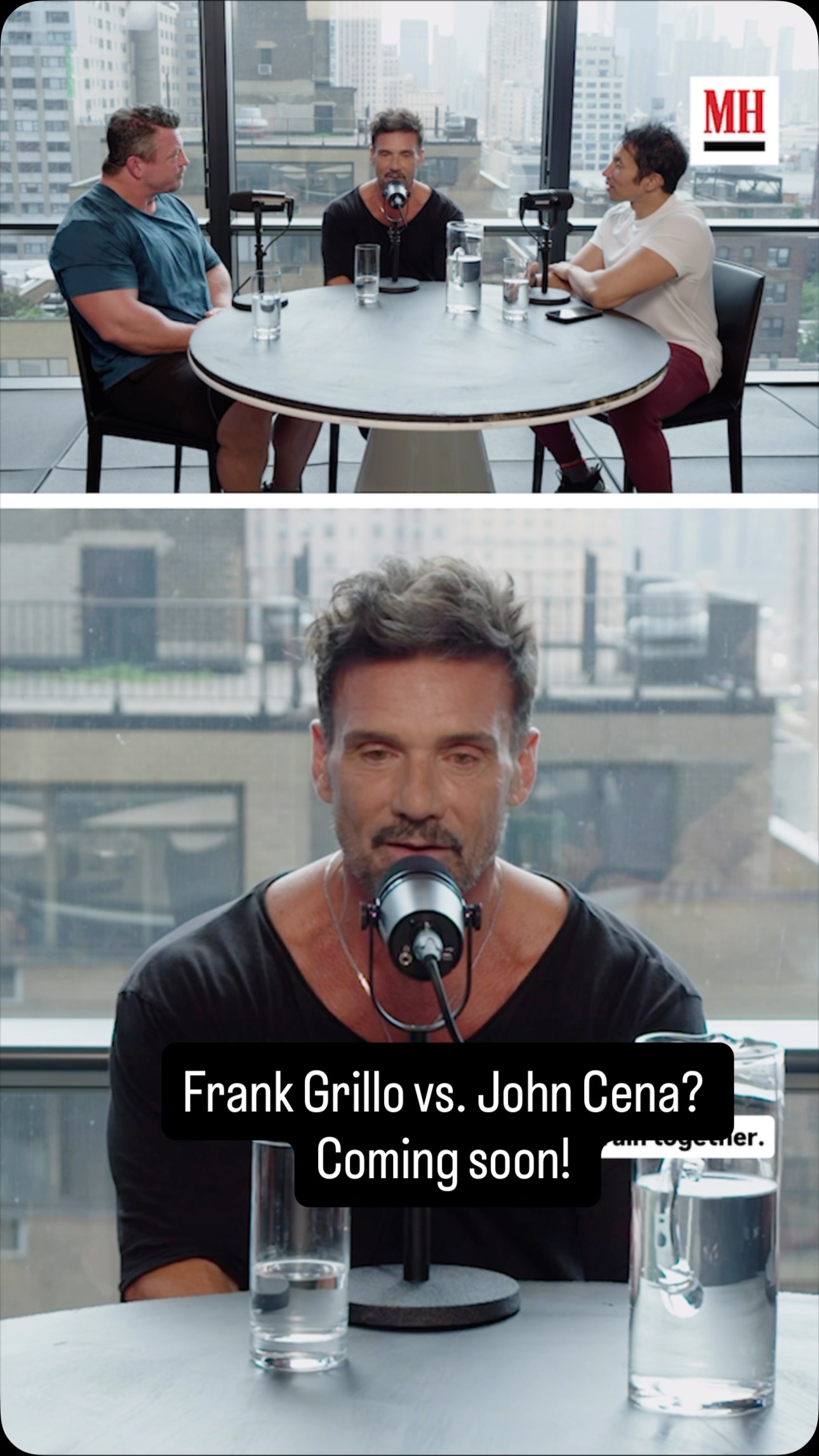 Instagram post by @ebenezersamuel23 for Men's Health. Caption reads: Just in case you didn’t think @peacemaker could....