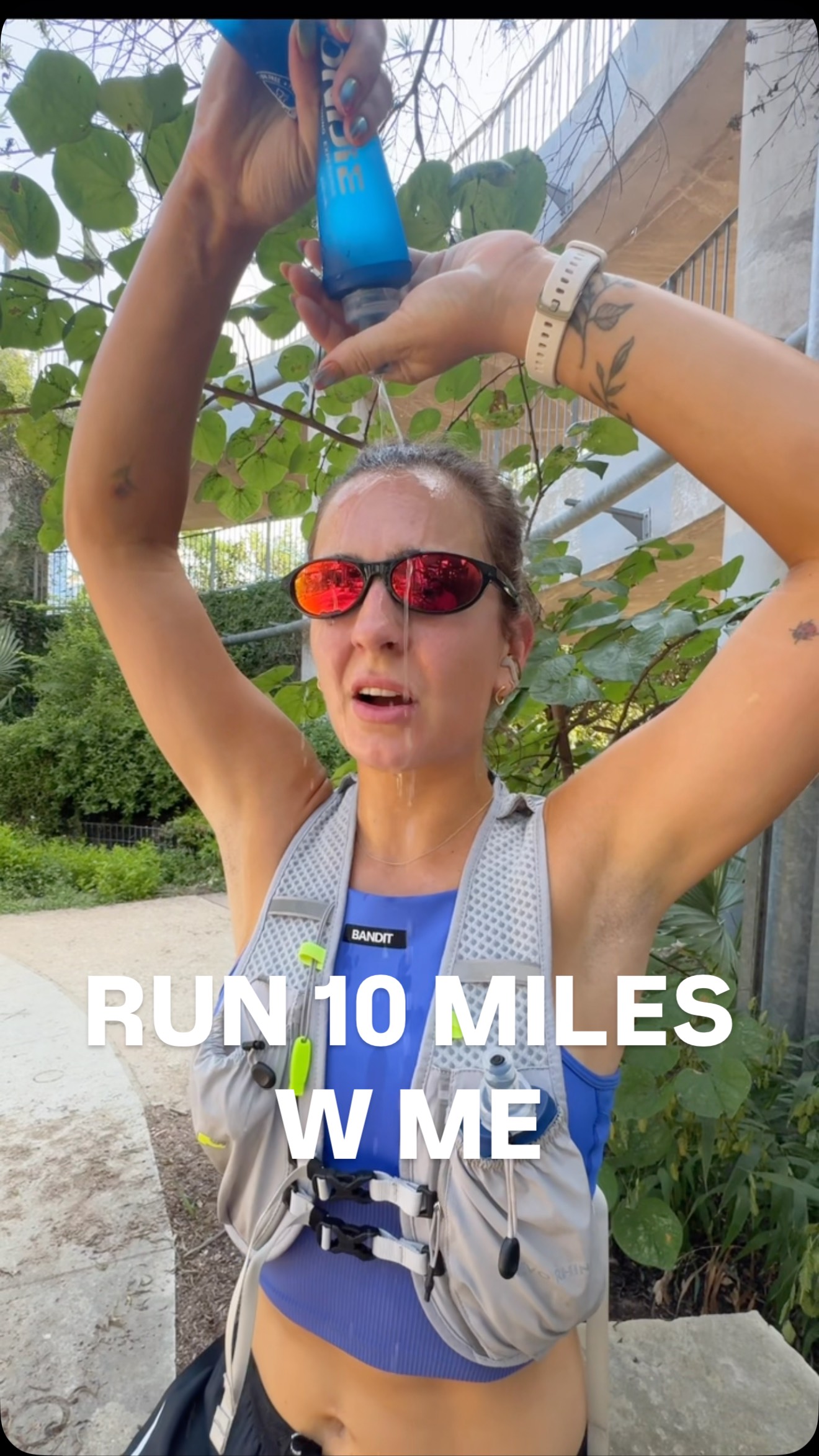 Instagram post by @taryn_lamb for Honey Stinger. Caption reads: a diabolical but successful saturday morning long....