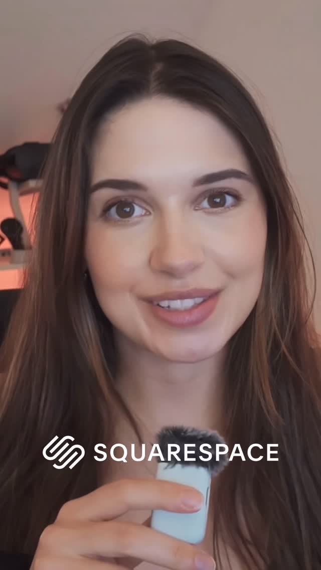 Instagram post by @harriesilver for Squarespace. Caption reads: I recently designed a website with @squarespace....